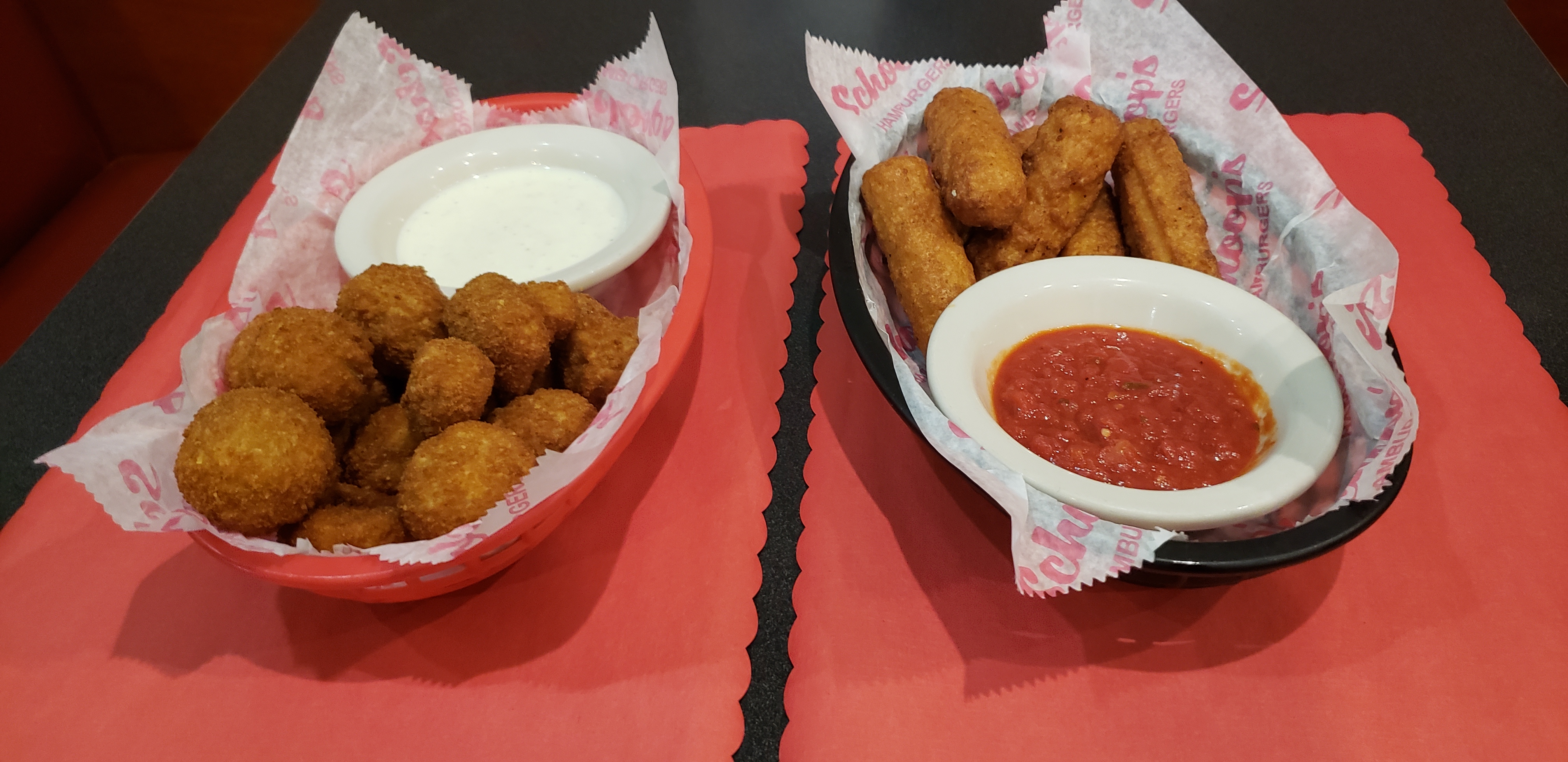Fried Mushrooms and Mozzarella